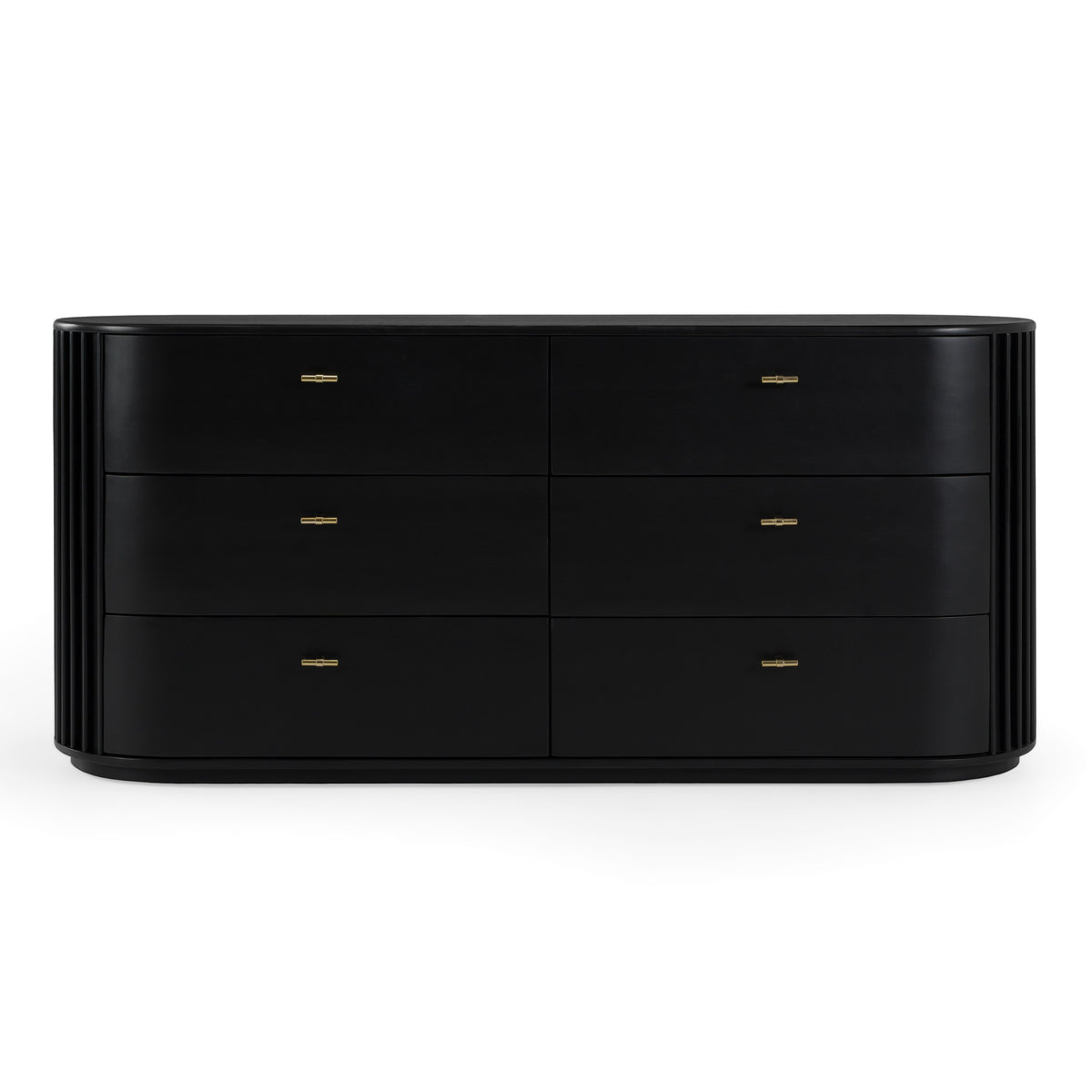 Fields Modern Black Acacia Dresser