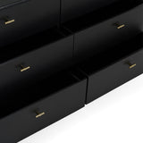 Fields Modern Black Acacia Dresser