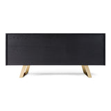 Finley Mid-Century Black & Gold Buffet