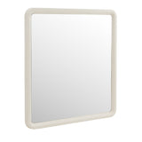 Florence Modern Beige Leatherette Mirror