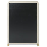 Florence Modern Beige Leatherette + Gold Chest