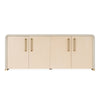 Florence Modern Beige Leatherette + Gold Buffet