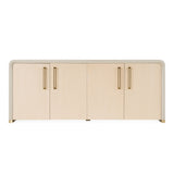 Florence Modern Beige Leatherette + Gold Buffet