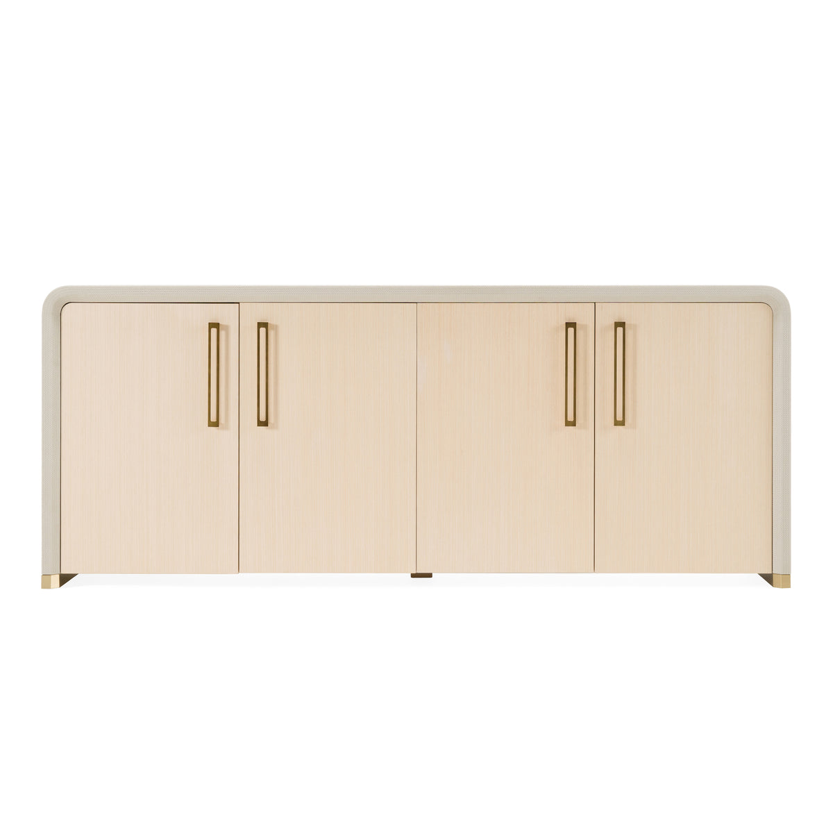 Florence Modern Beige Leatherette + Gold Buffet