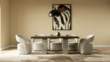 Renzo Modern Oak & Concrete 79" Dining Table