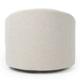 Frontier Glam Beige Fabric Accent Chair