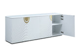 G1869 White + Gold Buffet