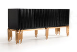 Token Modern Black & Rosegold Buffet