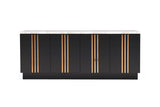 Kingsley Modern Marble & Rosegold Buffet