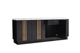 Kingsley Modern Marble & Rosegold Buffet