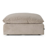 Garman Modern Light Grey Ottoman