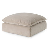 Garman Modern Light Grey Ottoman