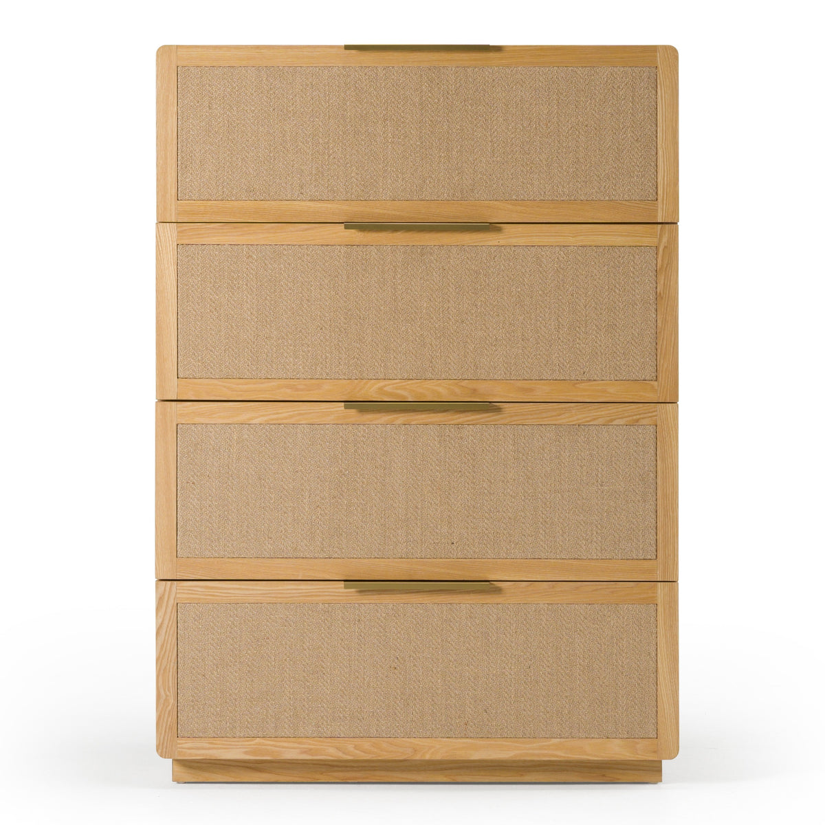 Gavin Modern Natural Ash + Rattan Chest
