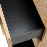 Gavin Modern Natural Ash + Rattan Chest