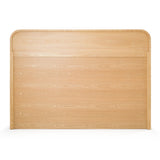 Gavin Modern Natural Ash + Rattan Bed