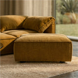 Gene Modern Fabric Modular Ottoman