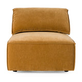 Gene Modern Fabric Modular Armless Sectional Seat