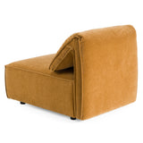 Gene Modern Fabric Modular Armless Sectional Seat