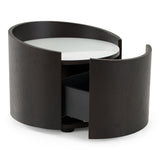 Geneva Modern Brown Oak Nightstand