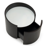 Geneva Modern Brown Oak Nightstand