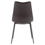 Gilliam Modern Brown Dining Chair (Set of 2)