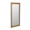 Glinda Modern Brushed Brass Floor Mirror