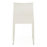 Halo Modern Ivory Saddle Leather Dining Chair (Set of 2)