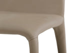 Hyla Modern Leatherette Grey Chair (Set of 2)