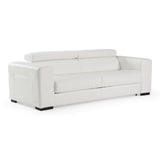 Icon Modern Italian White Leather Sofa Bed
