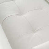 Icon Modern Italian White Leather Sofa Bed