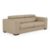 Icon Modern Italian Cappuccino Leather Sofa Bed