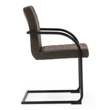Ivey Modern Brown Dining Chair (Set of 2)