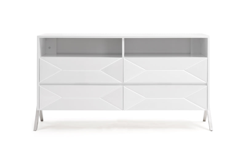 Candid Modern White Bedroom Set