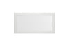  Mielcasa | White Modrest Chrysler Modern White Mirror | SKU VGVCJ8978-M-WHT | MPN: 75859 | Free Delivery & Free Return