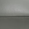 Jacoba Modern Dark Grey Leather Rectangular Ottoman