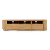 Jacobson Modern Natural Acacia TV Stand