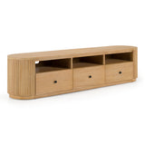 Jacobson Modern Natural Acacia TV Stand