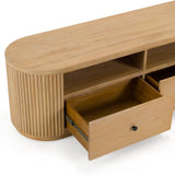 Jacobson Modern Natural Acacia TV Stand