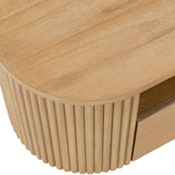 Jacobson Modern Natural Acacia TV Stand