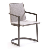 Jago Modern White Wash Grey Dining Chair