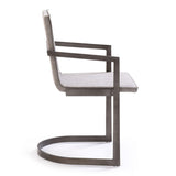 Jago Modern White Wash Grey Dining Chair