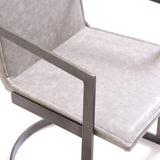 Jago Modern White Wash Grey Dining Chair