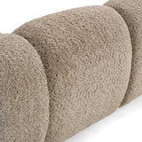 Janine Modern Tan Fabric Bed