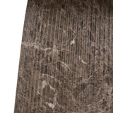 Jaya Modern Faux Marble Concrete Oval Dining Table