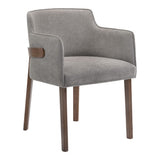 Jordan Modern Walnut & Grey Dining Set
