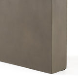 June Modern Dark Grey & Walnut Dining Table