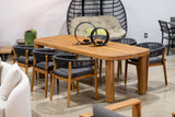 Kamari Outdoor Natural Teak Dining Table