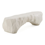 Kamet Modern Cream Concrete Bench