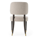 Kathy Modern Beige Fabric + Oak Dining Chair (Set of 2)