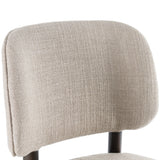 Kathy Modern Beige Fabric + Oak Dining Chair (Set of 2)